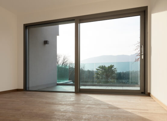 Aluminium lift and slide door