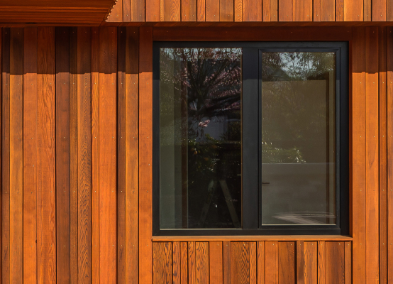 Wood-aluminium windows