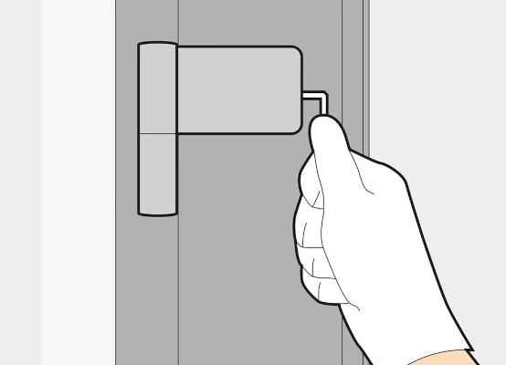 Adjusting front doors