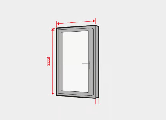 Measuring French doors