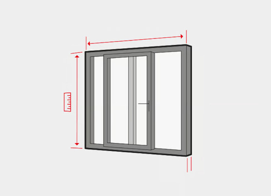 How to measure a patio door