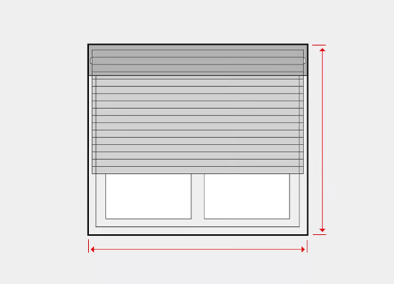 Measuring roller shutters