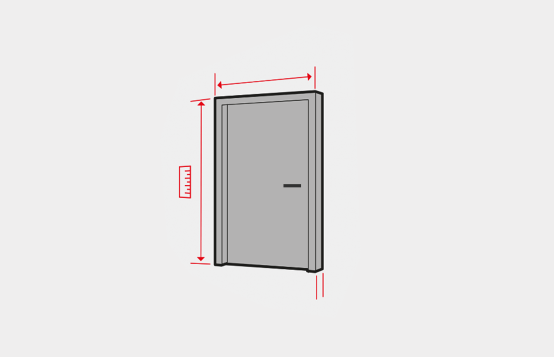 Measure the back door