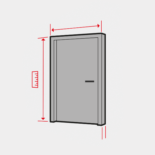 Measure the back door