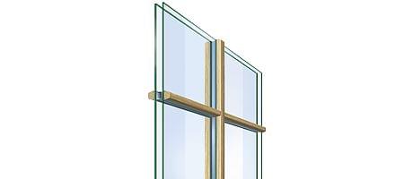 Viennese glazing bars – wooden window
