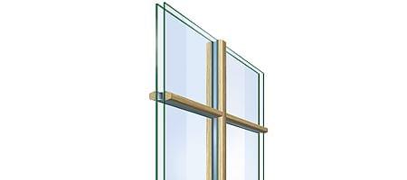 Viennese glazing bars – wooden window