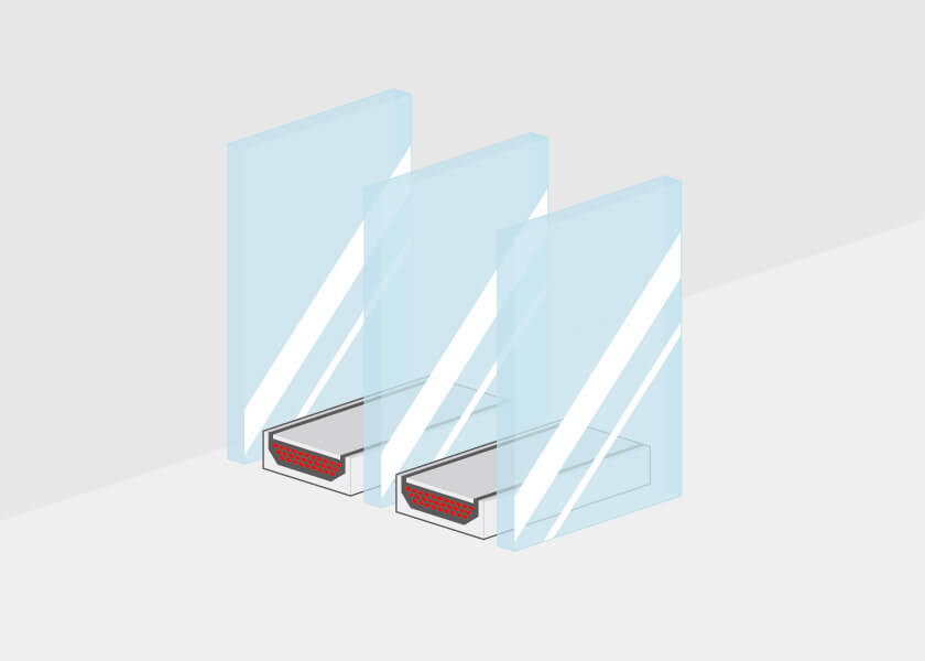 Glazing types for bi-fold doors