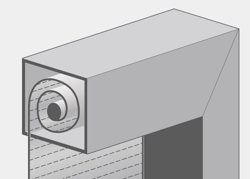 Lift and slide door roller shutters