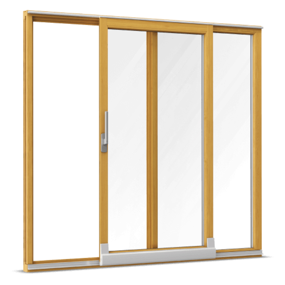 Wood tilt and slide patio door