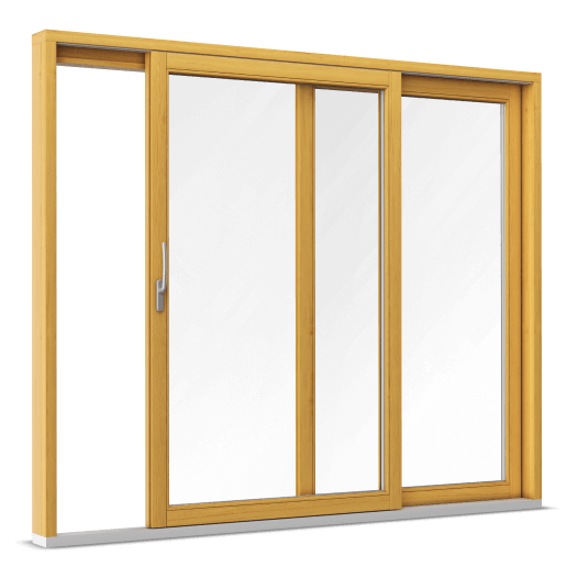 Wooden sliding doors