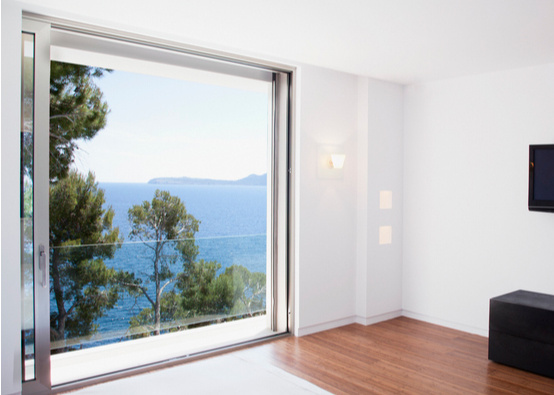 Small sliding patio door
