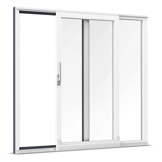 uPVC-aluminium tilt and slide doors