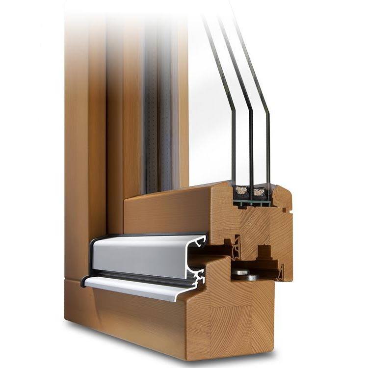 Classic IV 78 profile tilt and slide patio door in pine glaze walnut