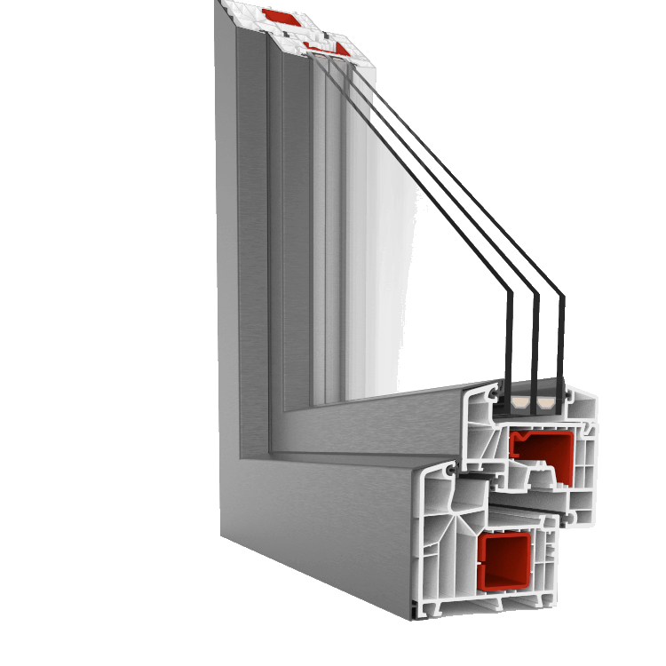 uPVC-aluminium window