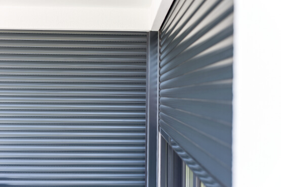 Electric roller shutter drive when installed