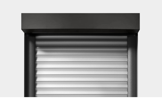 Front-mounted roller shutters