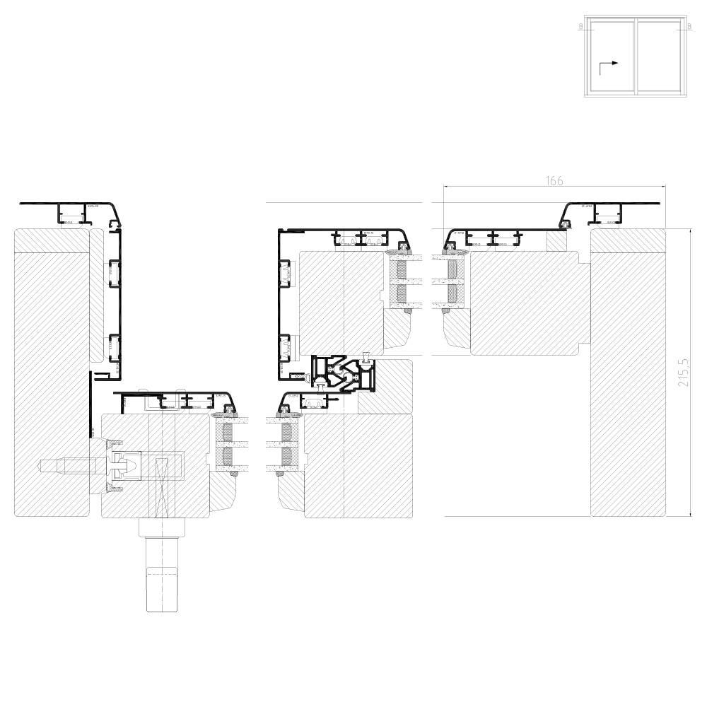  IDEALU IV 78 - scheme A horizontal cross-section 