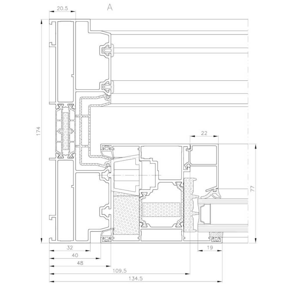 MB-77 HI - profile section