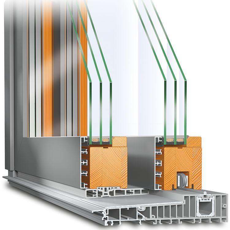 Lift and slide door profile