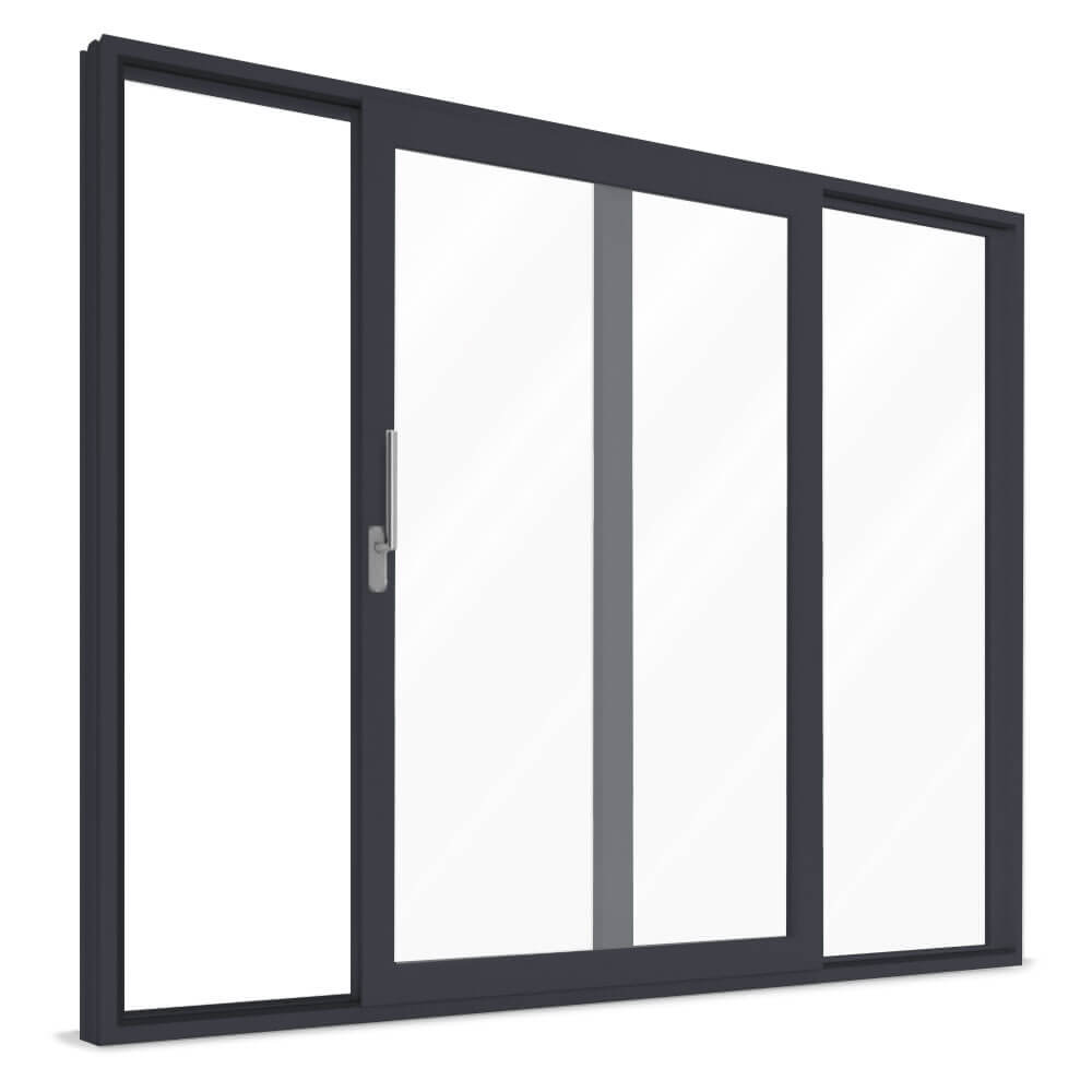 Smart-Slide sliding door, anthracite