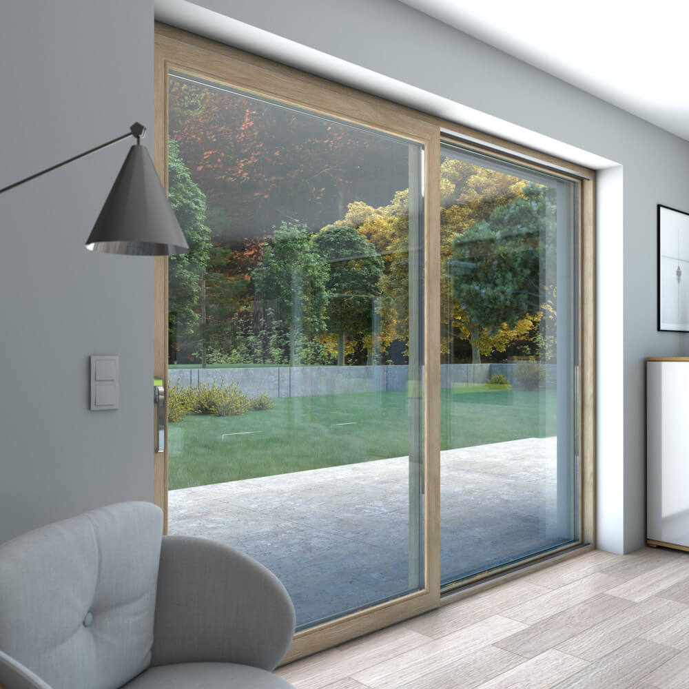 Smart-Slide in a wood design