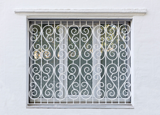 Exterior security bars