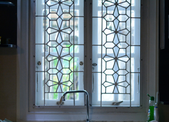 Interior security bars
