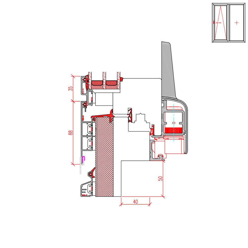 ECO Plano - milling for old building - 50 mm