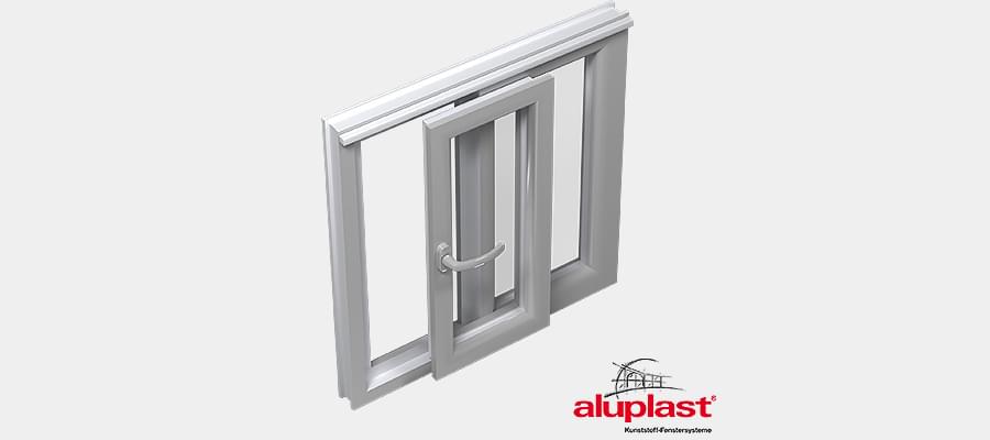 Parallel slide & tilt door in parallel position