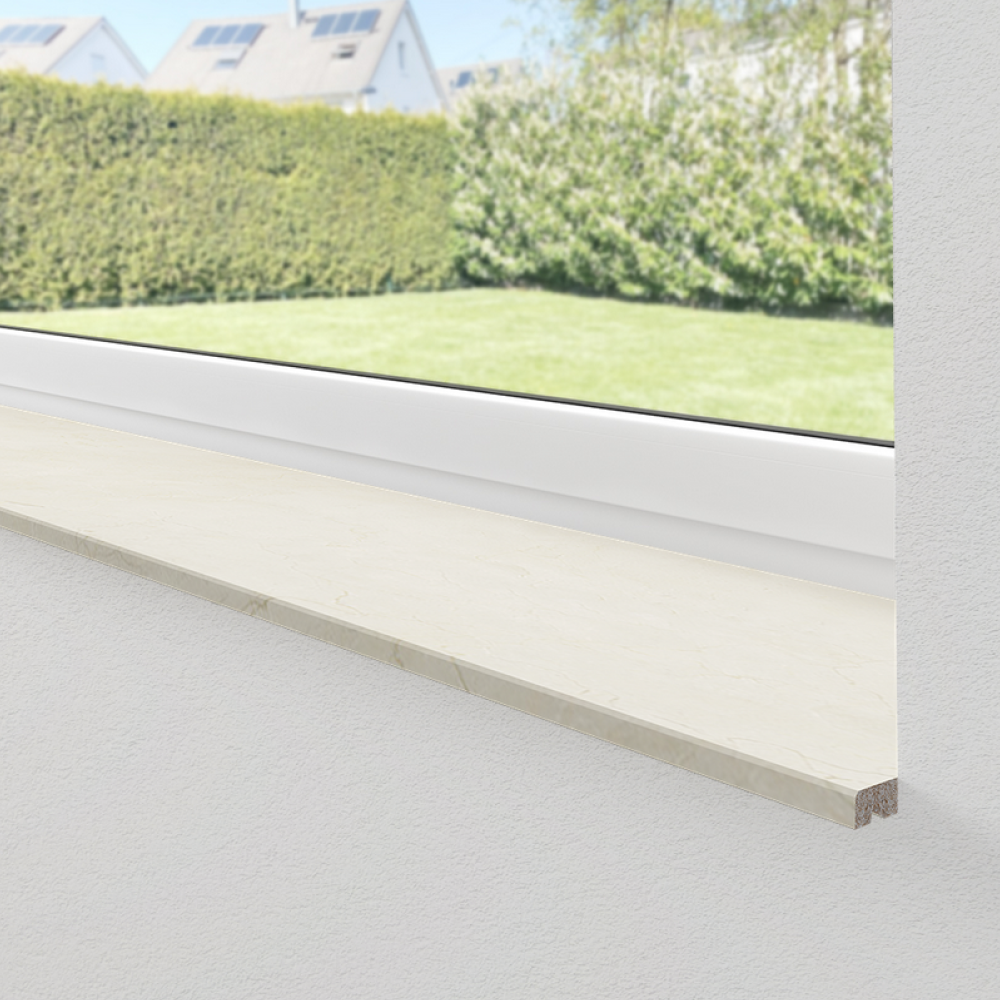 Werzalit compact internal sill in dolomite