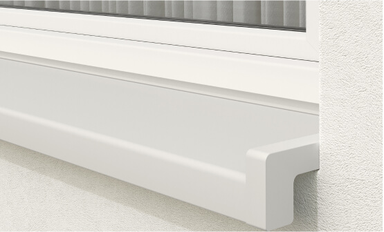 Exterior window sill