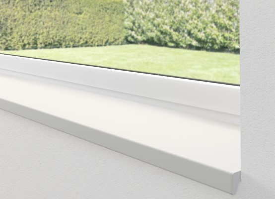 Cream white uPVC internal window sill