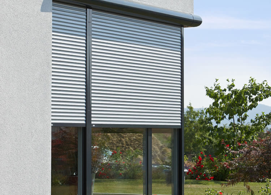 Our round front-mounted roller shutter