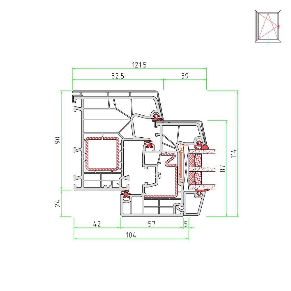 Twinset 8000 - profile section