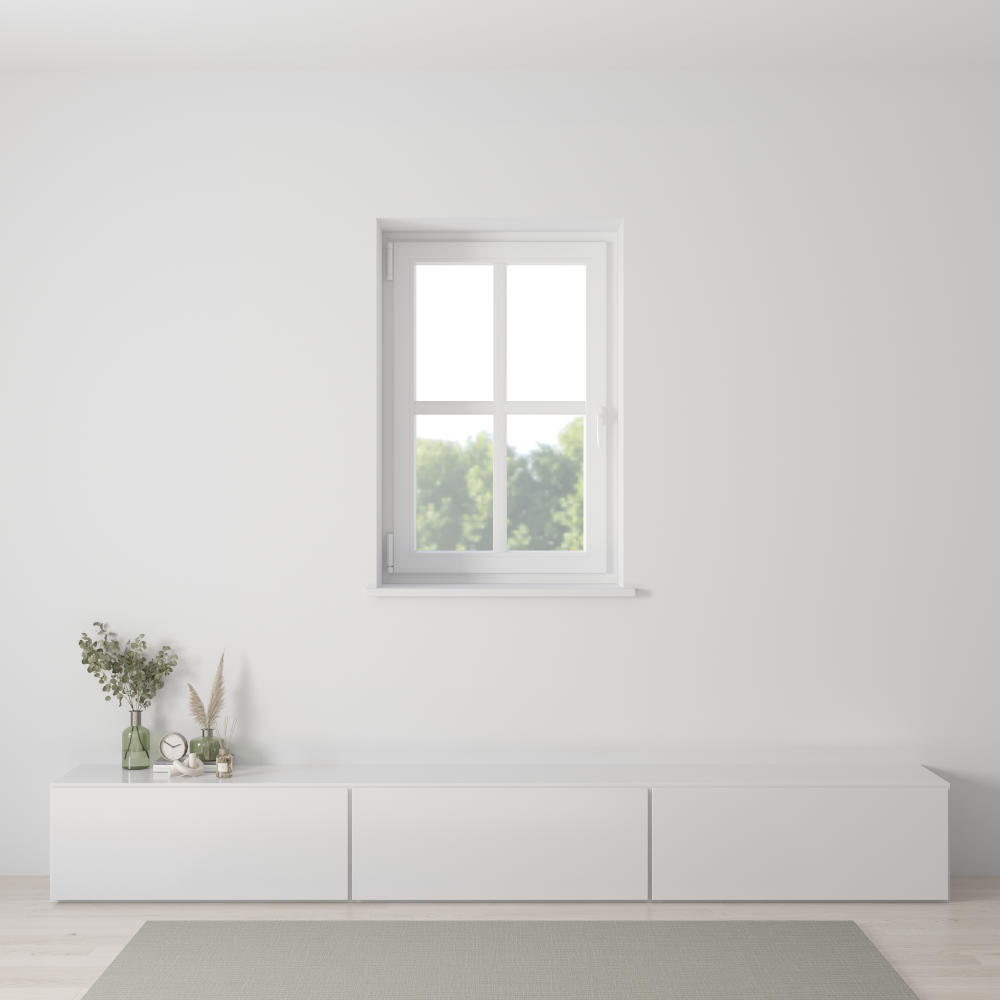 White glazing bars