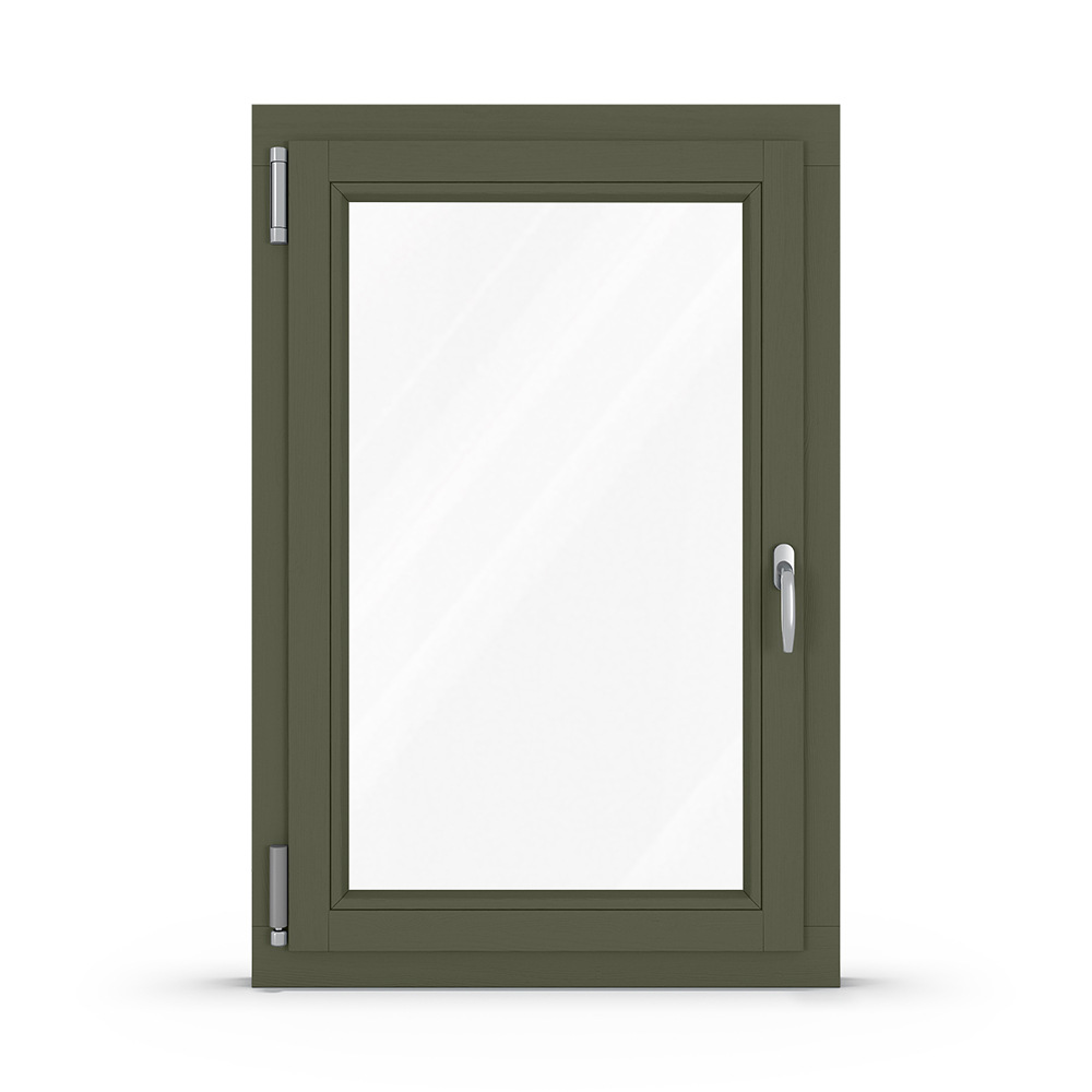 Olive Green (RAL 6003) window from the inside