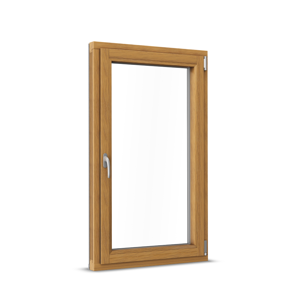 Wood-aluminium windows