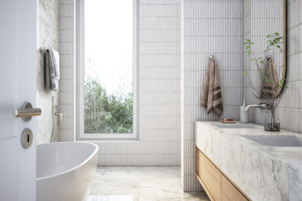 Standard bathroom window