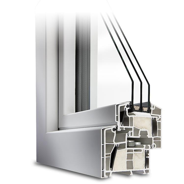 uPVC-aluminium Twinset 8000ED