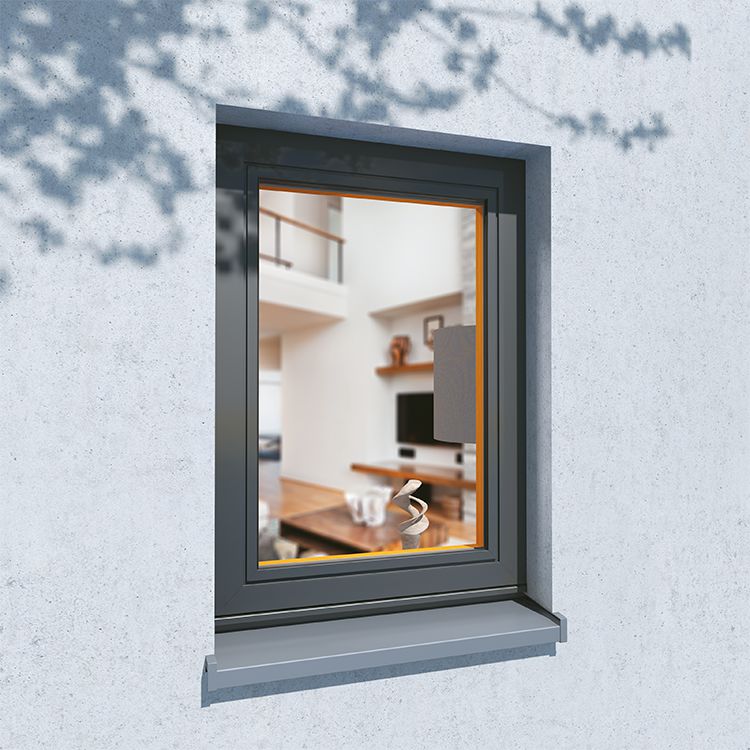 Plano window installation situation outside