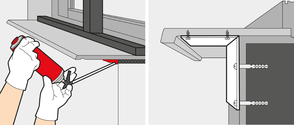 Install an interior window sill