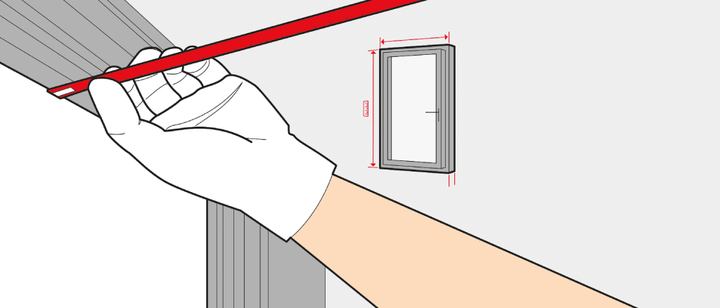 How to measure the size of a French door