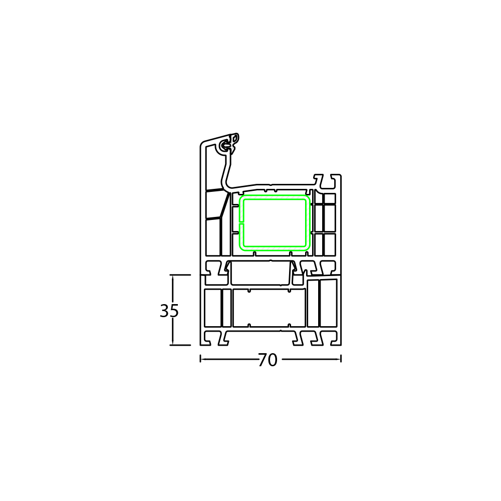 35 mm frame extension