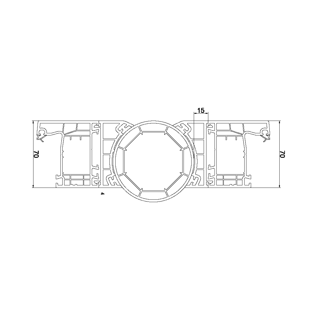 Variable corner coupling for exterior edge