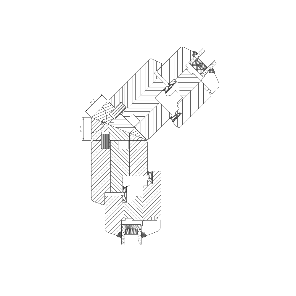 IV 68 - 135° coupling 
