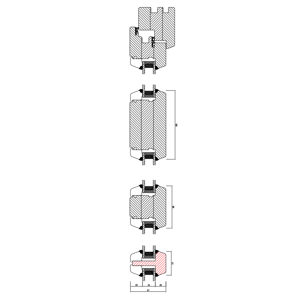 IV 68 - partitioning glazing bars