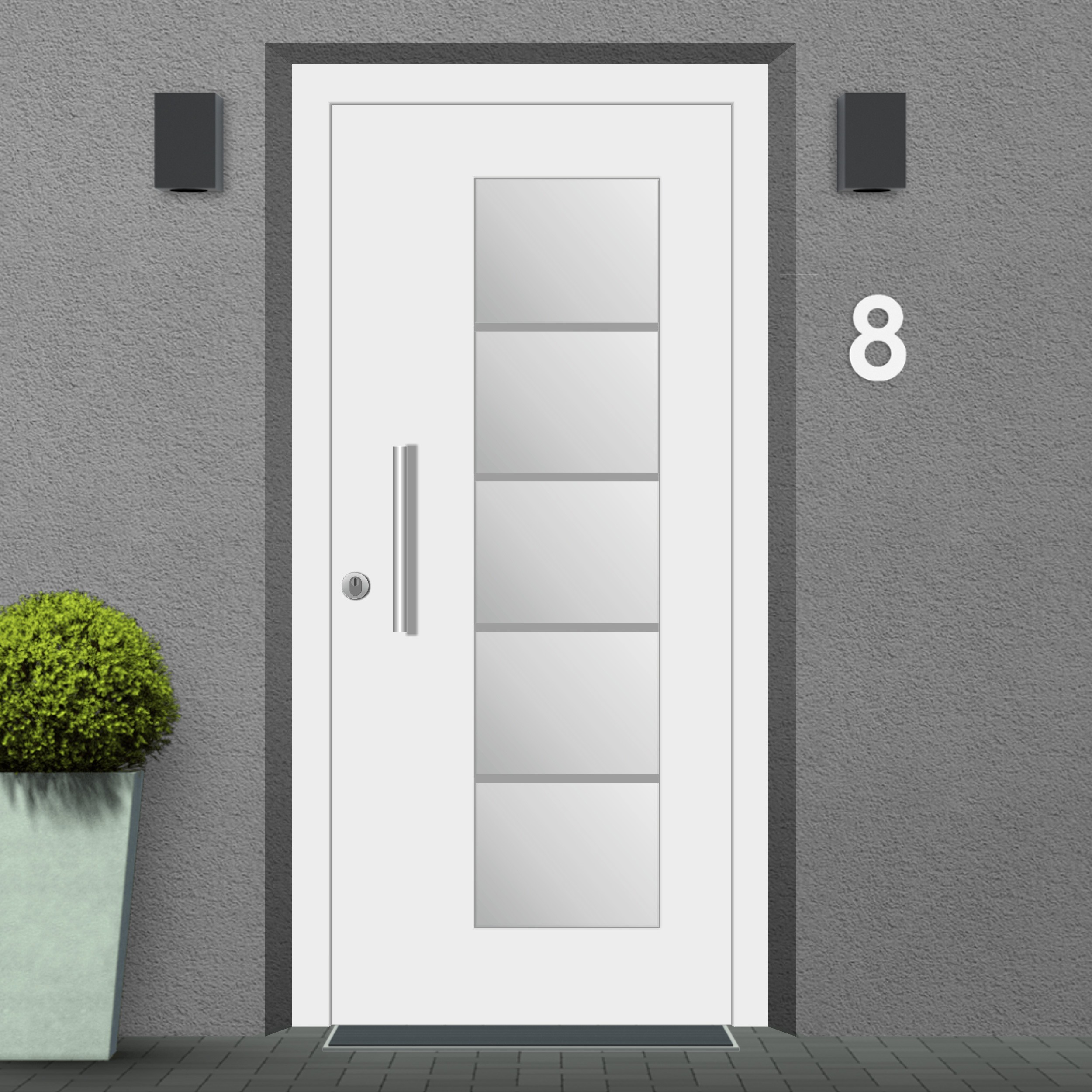 Wooden Entrance Doors Model Houston