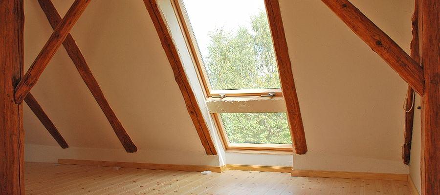 Equipped half-timbered attic