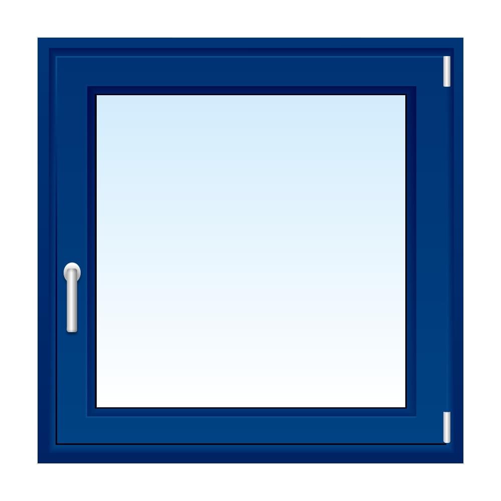 Blue-coloured Window