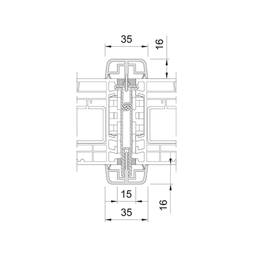 uPVC  static coupling